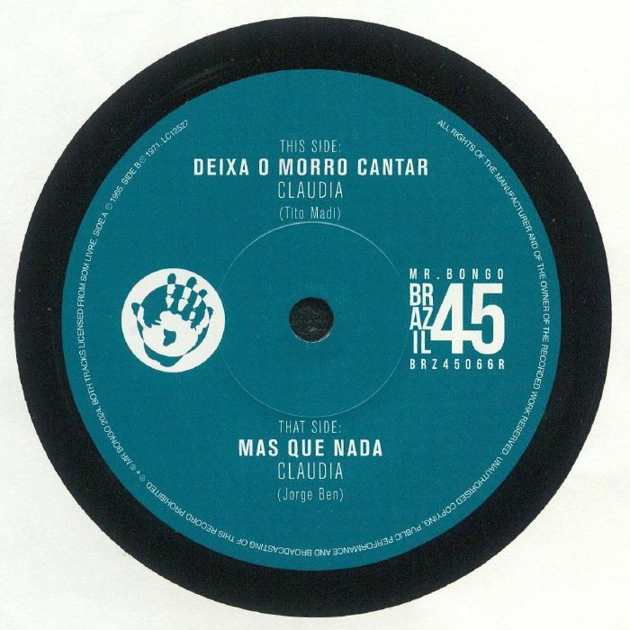 CLAUDIA - Deixa O Morro Cantar (reissue)