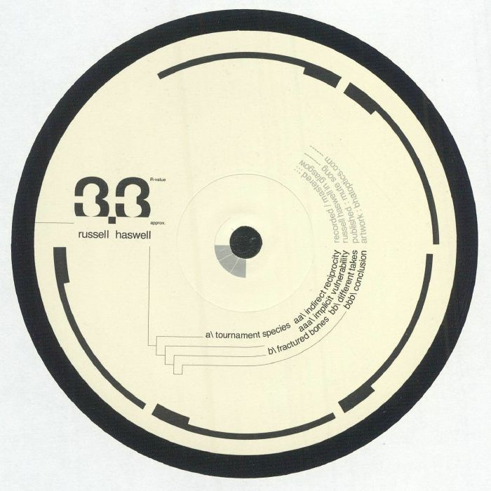 Russell Haswell – KASM 03 vinyl cover