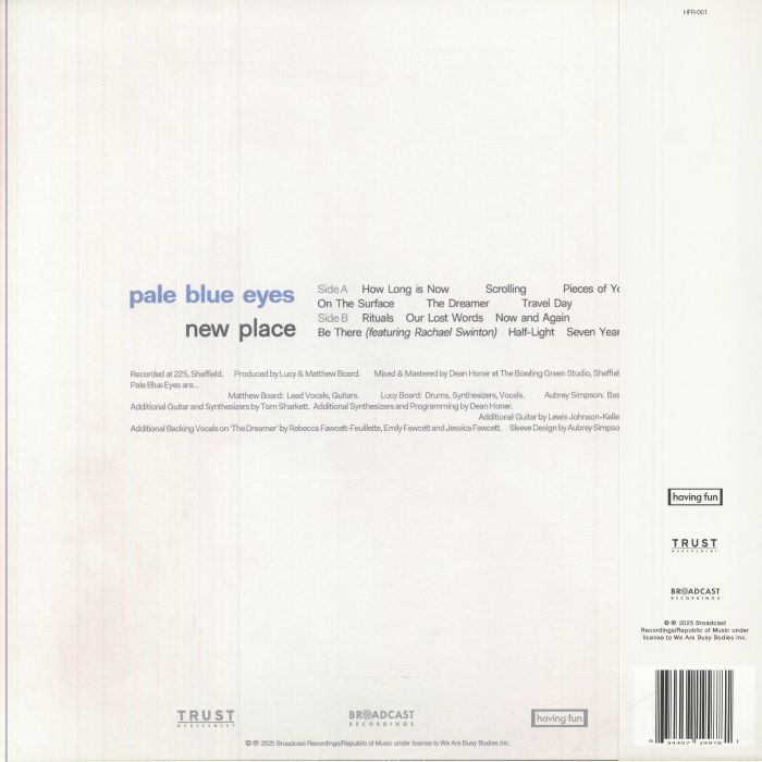 PALE BLUE EYES - New Place