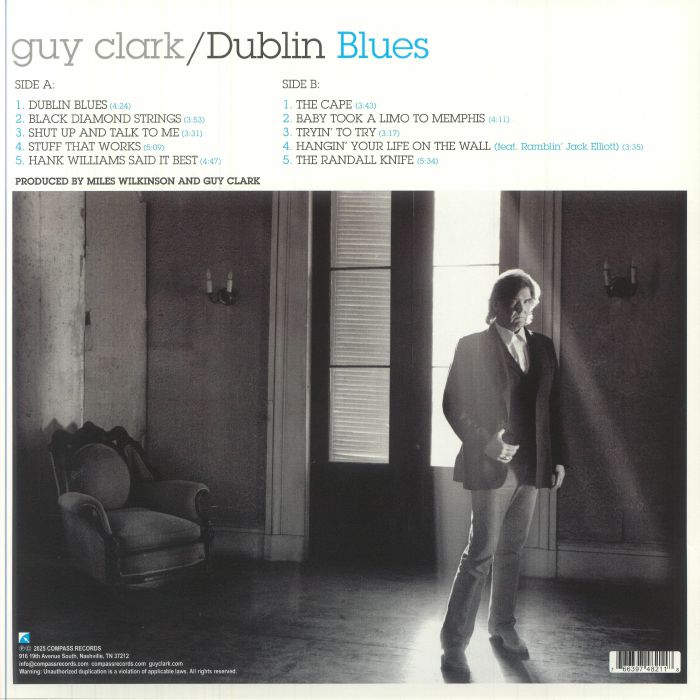 CLARK, Guy - Dublin Blues (30th Anniversary Edition)