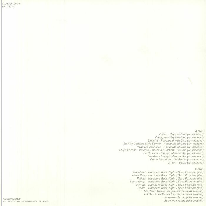 MERCENARIAS - Bau 83-87