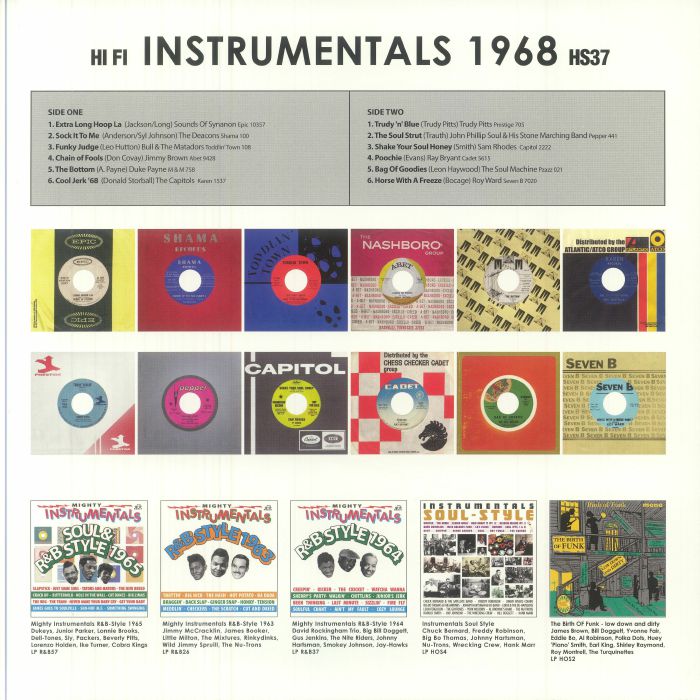VARIOUS - Funk & Soul Instrumentals 1968 (Record Store Day RSD 2025)