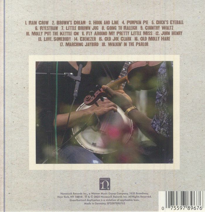 GIDDENS, Rhiannon/JUSTIN ROBINSON - What Did The Blackbird Say To The Crow: Fiddle & Banjo Music Of North Carolina