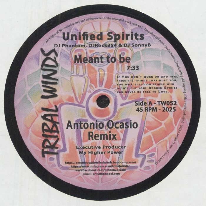 UNIFIED SPIRITS/ANTONIO OCASIO - Meant To Be (Antonio Ocasio remix)