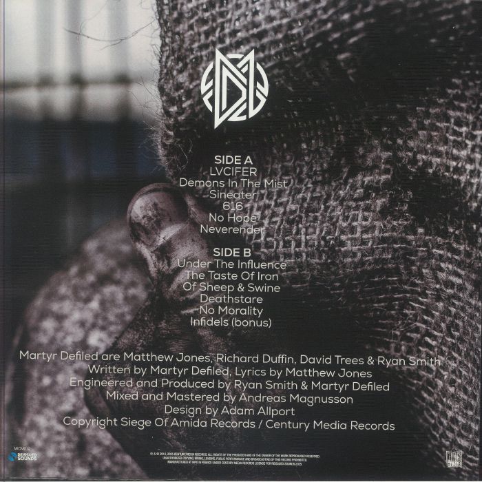 MARTYR DEFILED - No Hope No Morality (reissue)