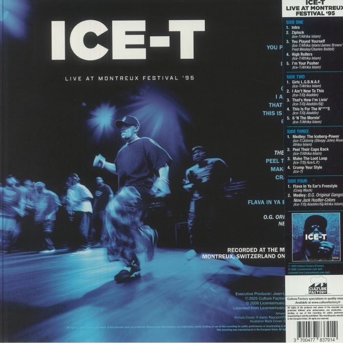 ICE T - Live At Montreux Festival '95 (Record Store Day RSD 2025)