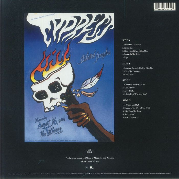 CYPRESS HILL - Live At The Fillmore (Record Store Day RSD 2025)