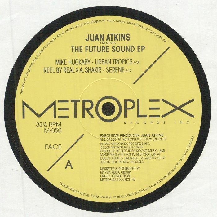 ATKINS, Juan/MIKE HUCKABY/REEL BY REAL/A SHAKIR - Juan Atkins Presents The Future EP (reissue)