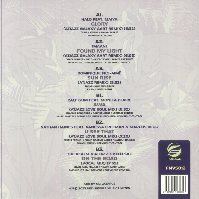 ATJAZZ/HALO/IMAANI/DOMINIQUE FILS AIME/RALF GUM/NATHAN HAINES/THE REALM/KELLI SAE - Deep Rooted Sampler