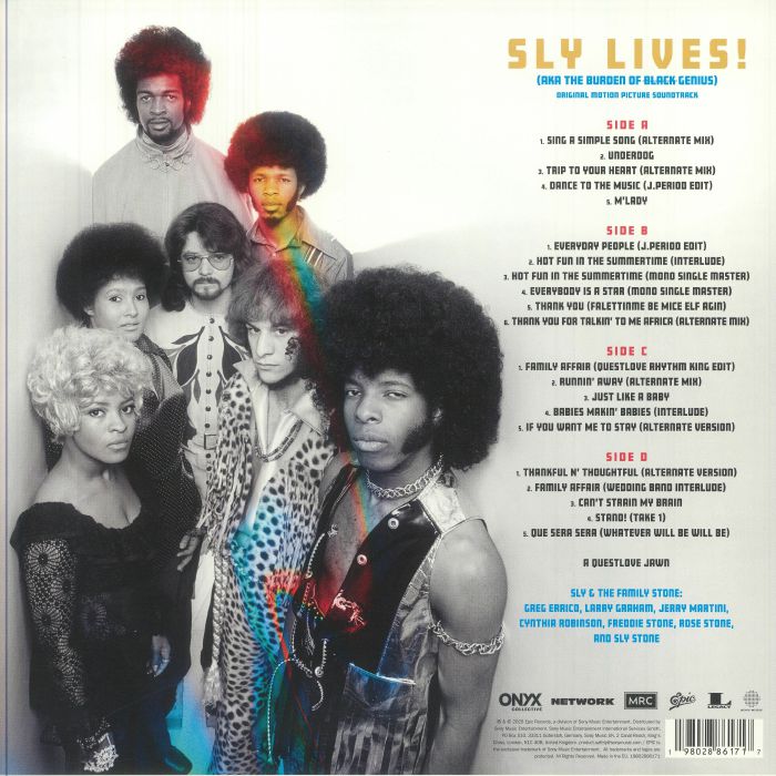 SLY & THE FAMILY STONE - Sly Lives! (aka The Burden Of Black Genius) (Soundtrack)