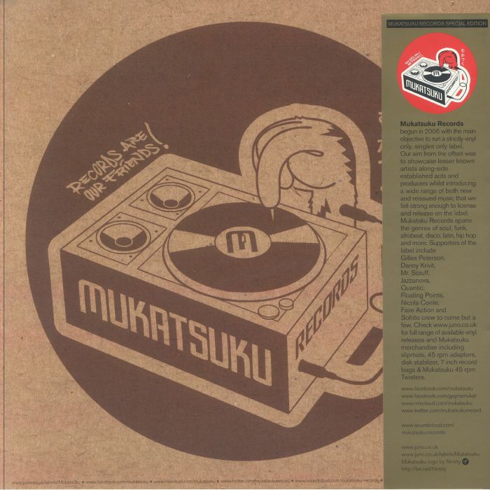 MUKATSUKU presents FRED FISHER ATALOBHOR & HIS OGIZA DANCE BAND - WTFS: The Afro Boogie Disco Funk EP (Obi Edition)