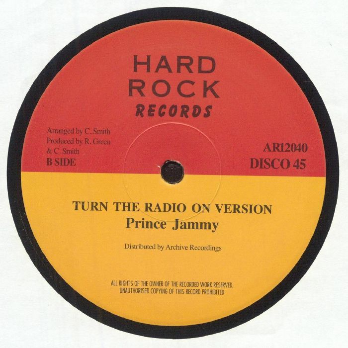 REID, Junior/PRINCE JAMMY - Turn The Radio On