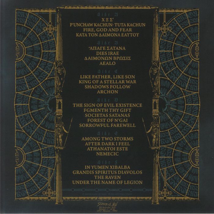 ROTTING CHRIST - 35 Years Of Evil Existence: Live In Lycabettus