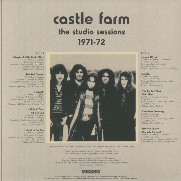 CASTLE FARM - The Studio Sessions 1971-72