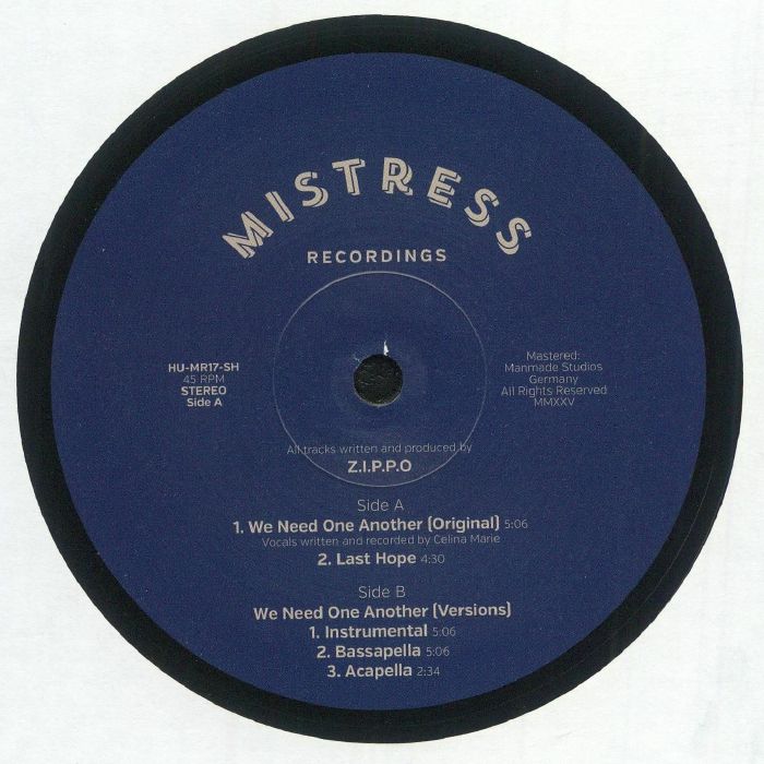 Zippo – Mistress 17 vinyl cover