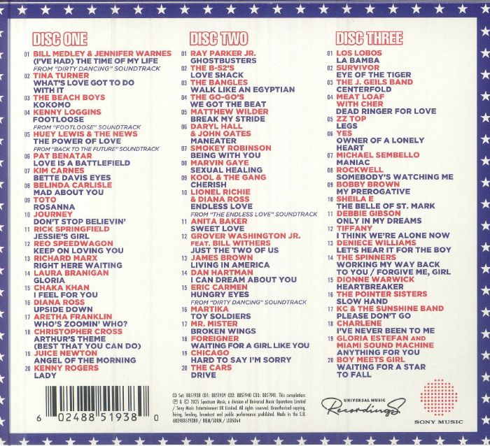VARIOUS - The Best 80s US Album In The World Ever!