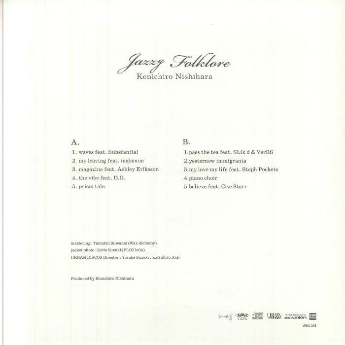 Kenichiro Nishihara – Jazzy Folklore – Vinyl (LP, Album + 2