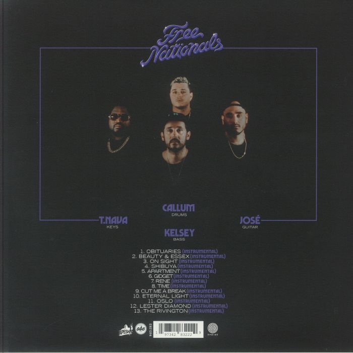 FREE NATIONALS - Free Nationals (Instrumentals) (Record Store Day