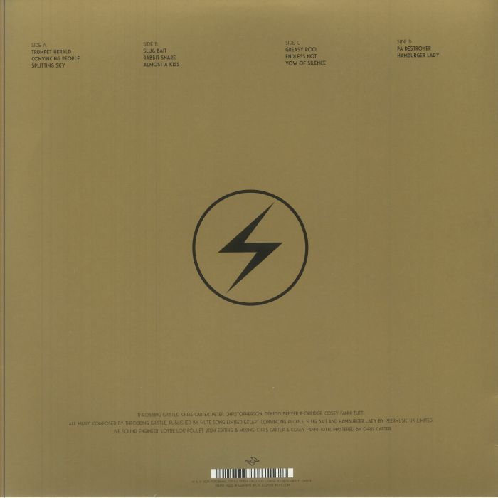 THROBBING GRISTLE - Live At The Volksbuhne Berlin New Year's Eve 2005