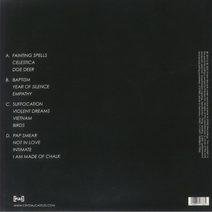 CRYSTAL CASTLES - II (reissue)