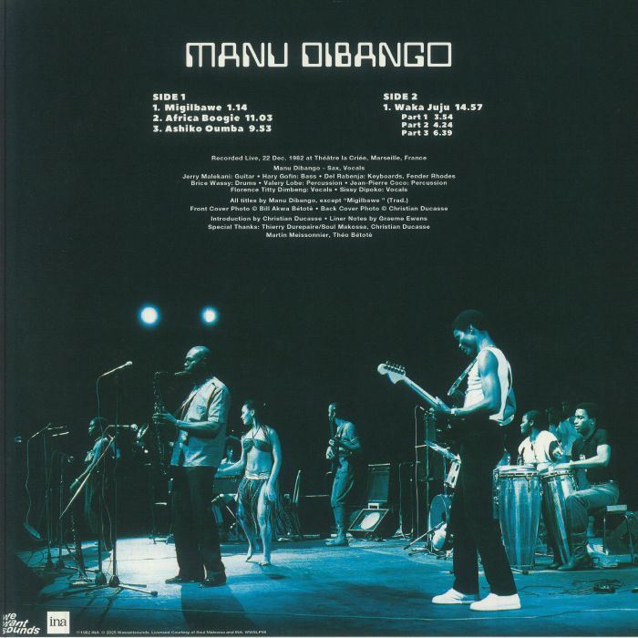 Manu Dibango – Dibango 82 vinyl cover