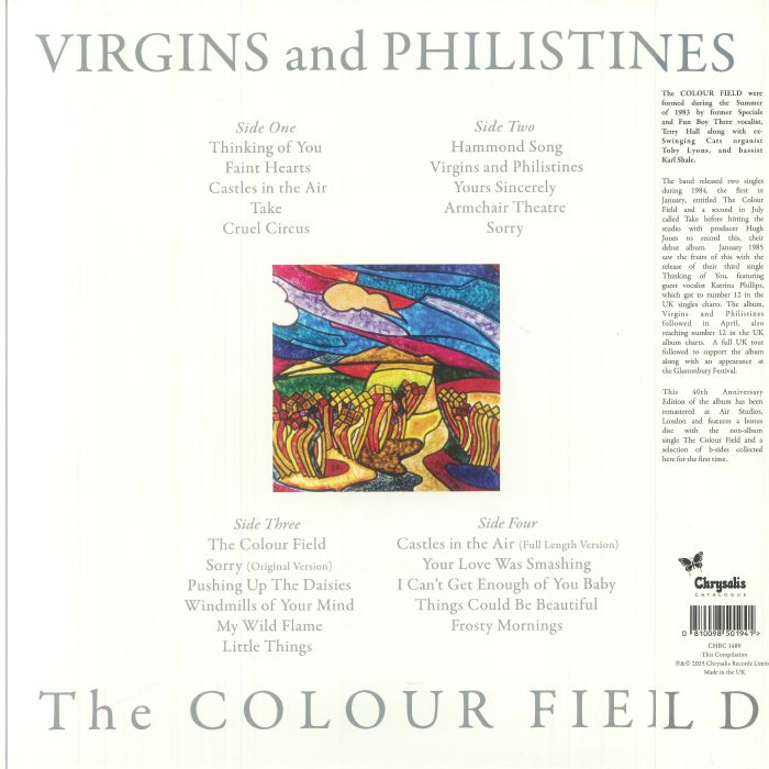 COLOURFIELD, The - Virgins & Philistines (40th Anniversary Edition] (Record Store Day RSD 2025)