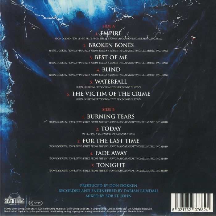 DOKKEN - Broken Bones (Record Store Day RSD 2025)