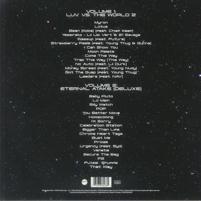 LIL UZI VERT - Eternal Atake: Luv vs The World 2 (5th