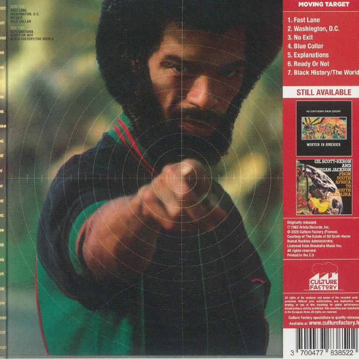SCOTT HERON, Gil - Moving Target (reissue) (Record Store Day RSD 2025)