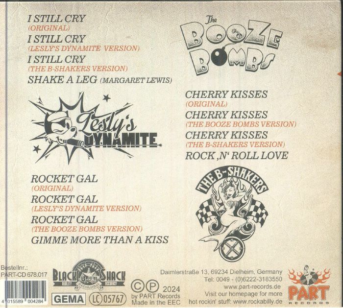 BOOZE BOMBS, The/THE B SHAKERS/LESLY'S DYNAMITE - Swap 'N' Roll