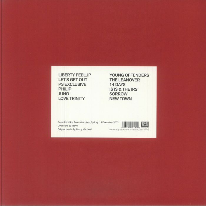 LIFE WITHOUT BUILDINGS - Live At The Annandale Hotel (Record Store Day RSD 2025)