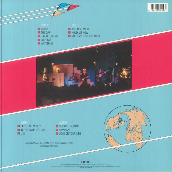 【VHS】トンプソン・ツインズ　INTO THE GAP LIVE Thompson Twins – Into The Gap Live – VHS (NTSC), 1985