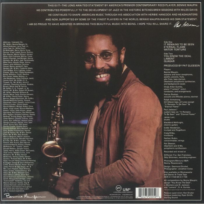 Bennie MAUPIN - Slow Traffic To The Right (Verve By Request