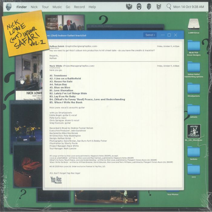 LOWE, Nick/LOS STRAITJACKETS - (Not) Indoor Safari Vol 1 (Record Store Day RSD 2025)