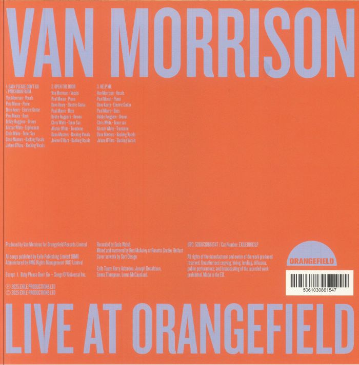 MORRISON, Van - Be Just & Fear Not (Record Store Day RSD 2025)