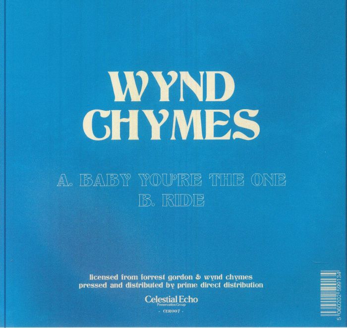 WYND CHYMES - Baby You're The One (Record Store Day RSD 2025)