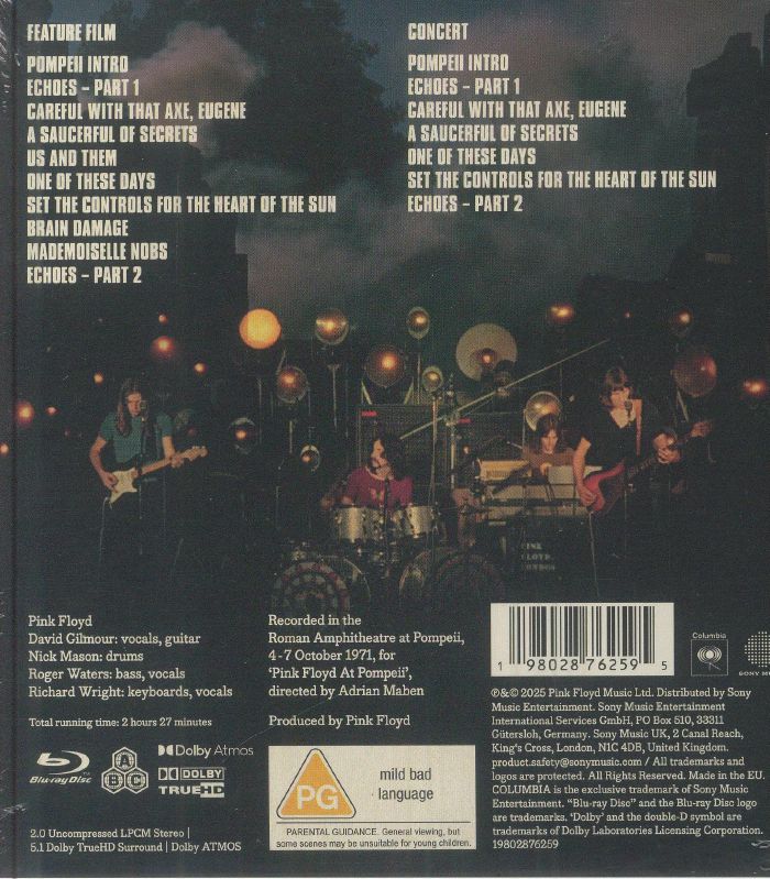 PINK FLOYD - At Pompeii: MCMLXXII