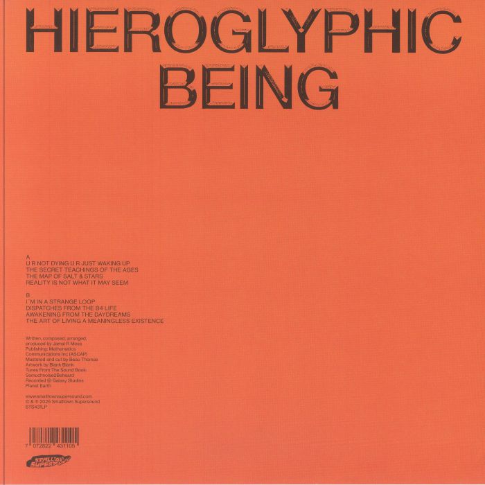 HIEROGLYPHIC BEING - Dance Music 4 Bad People
