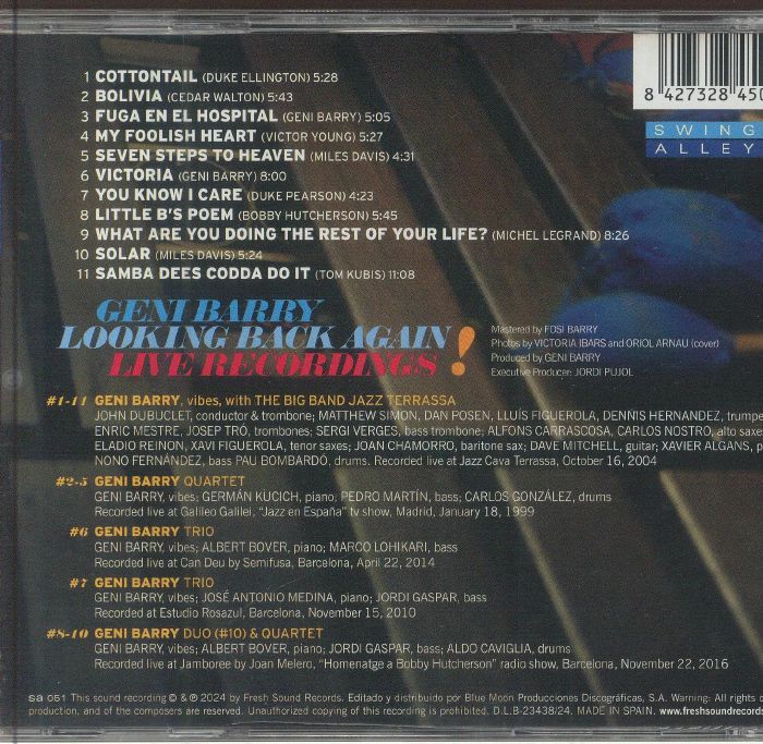 GENI, Barry - Looking Back Again! Live Recordings