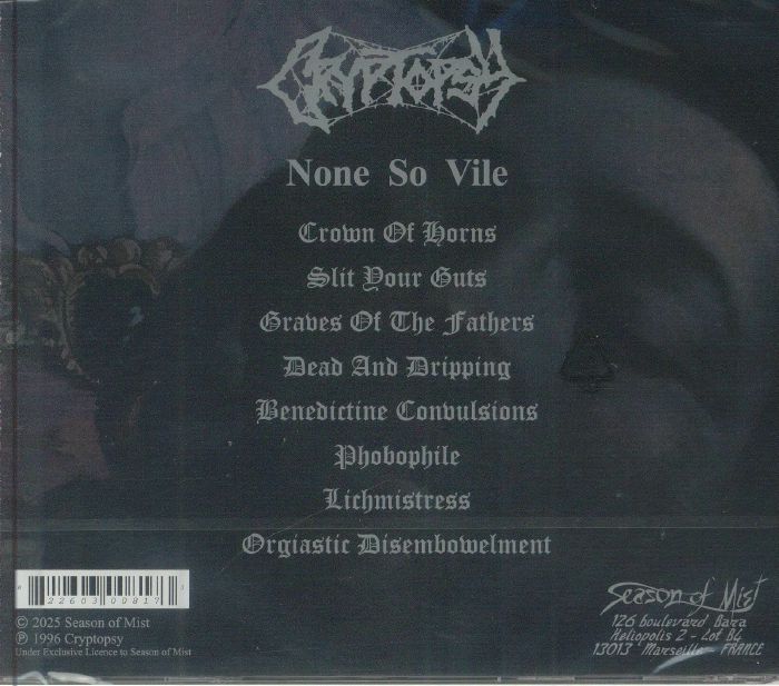 CRYPTOPSY - None So Vile (reissue)