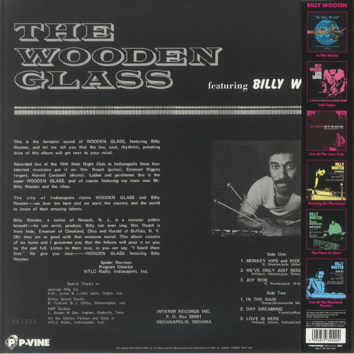 The Wooden Glass Featuring Billy Wooten