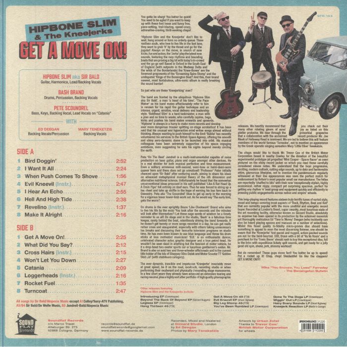 HIPBONE SLIM & THE KNEEJERKS - Get A Move On!
