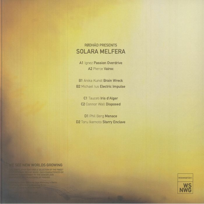 VARIOUS - Rodhad Presents: Solara Melfera