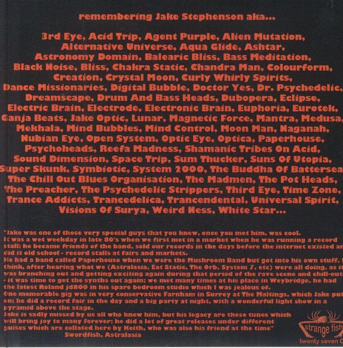 STEPHENSON, Jake/VARIOUS - Space Is High