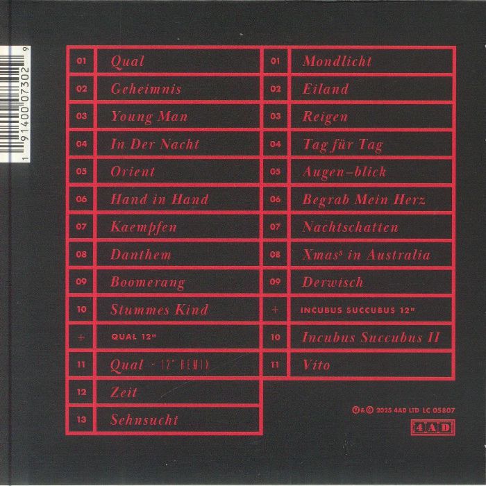 XMAL DEUTSCHLAND - Gift: The 4AD Years