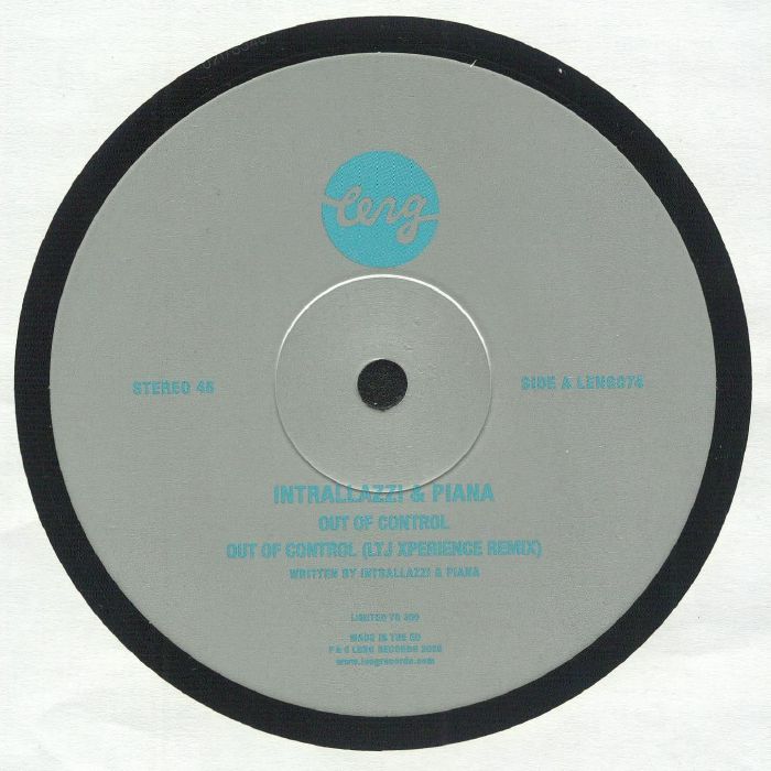 INTRALLAZZI/PIANA - 99 Percent Stories EP