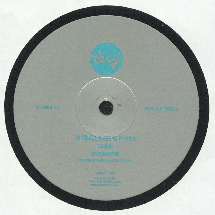 INTRALLAZZI/PIANA - 99 Percent Stories EP