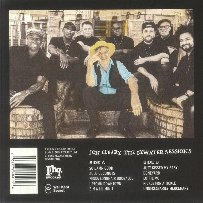 CLEARY, Jon - The Bywater Sessions