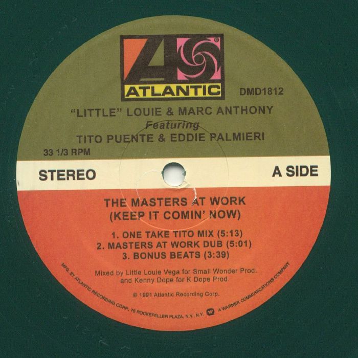 VEGA, Louie/MARC ANTHONY feat TITO PUENTE/EDDIE PALMIERI - The Masters At Work (Keep It Comin' Now)