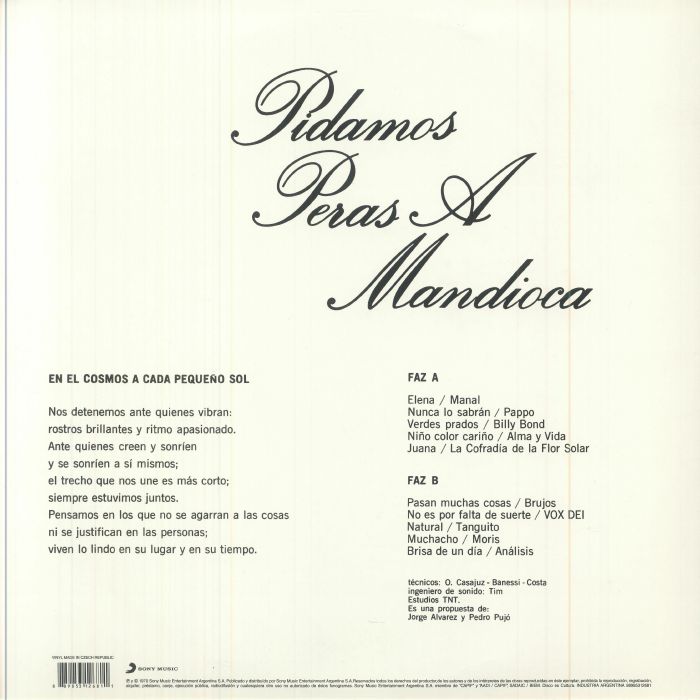 VARIOUS - Pidamos Peras A Mandioca (reissue)